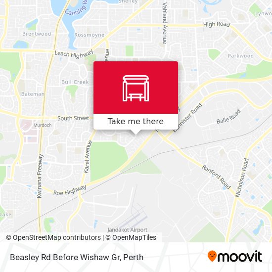 Beasley Rd Before Wishaw Gr map