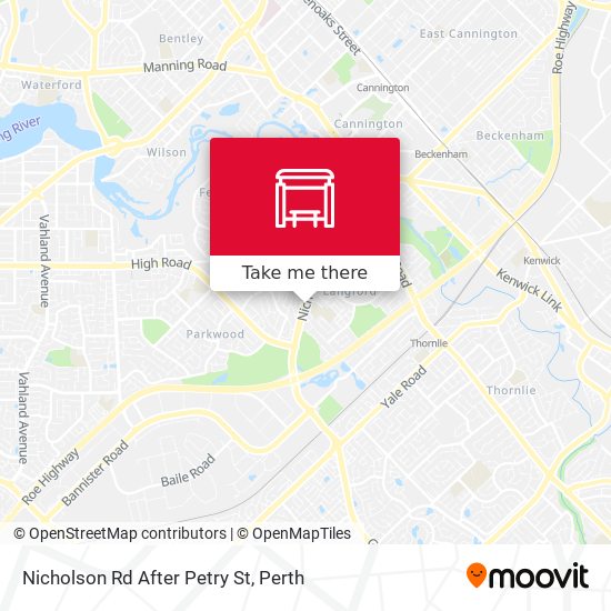 Nicholson Rd After Petry St map