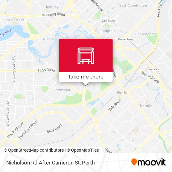 Nicholson Rd After Cameron St map