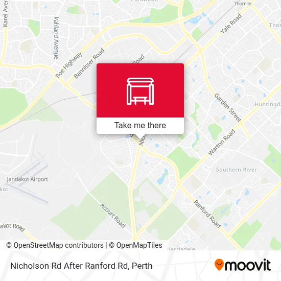 Mapa Nicholson Rd After Ranford Rd