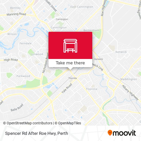 Spencer Rd After Roe Hwy map