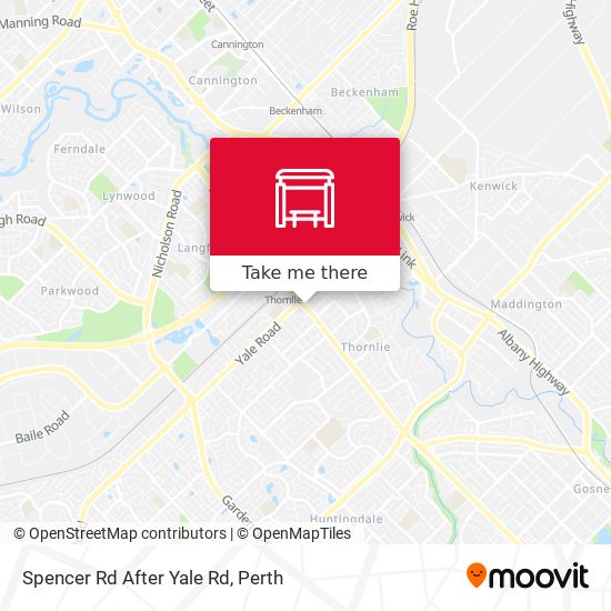Spencer Rd After Yale Rd map
