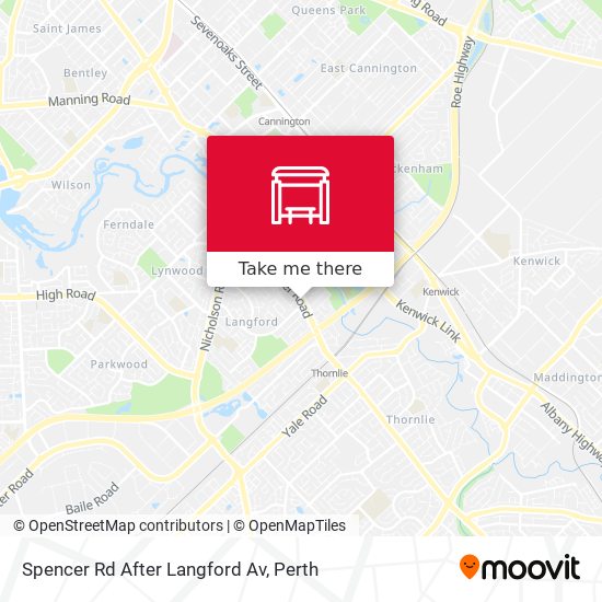 Spencer Rd After Langford Av map