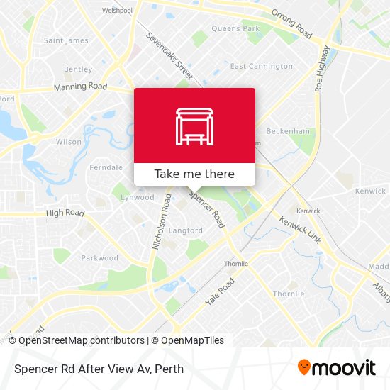 Spencer Rd After View Av map