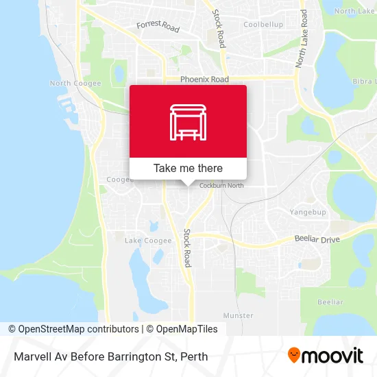 Mapa Marvell Av Before Barrington St