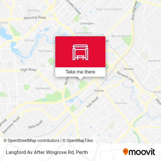 Langford Av After Wingrove Rd map