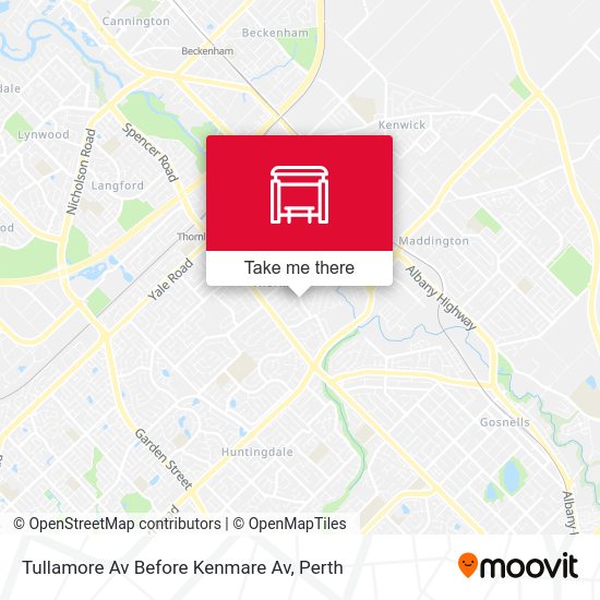 Tullamore Av Before Kenmare Av map