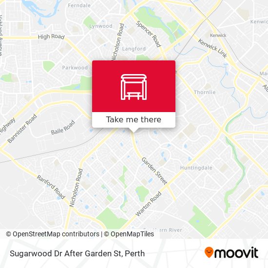 Sugarwood Dr After Garden St map