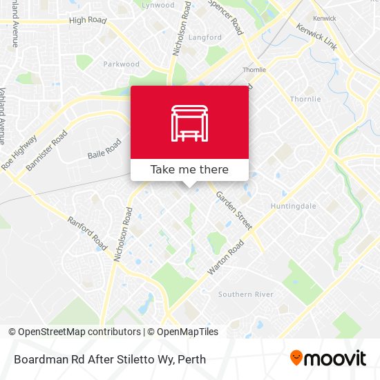 Boardman Rd After Stiletto Wy map
