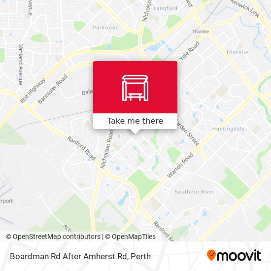 Boardman Rd After Amherst Rd map