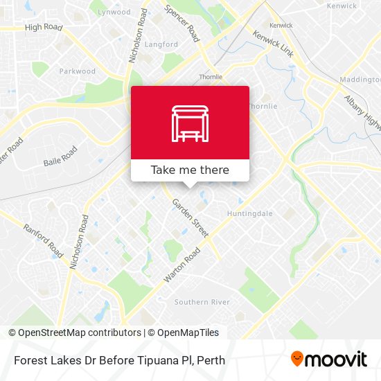 Forest Lakes Dr Before Tipuana Pl map