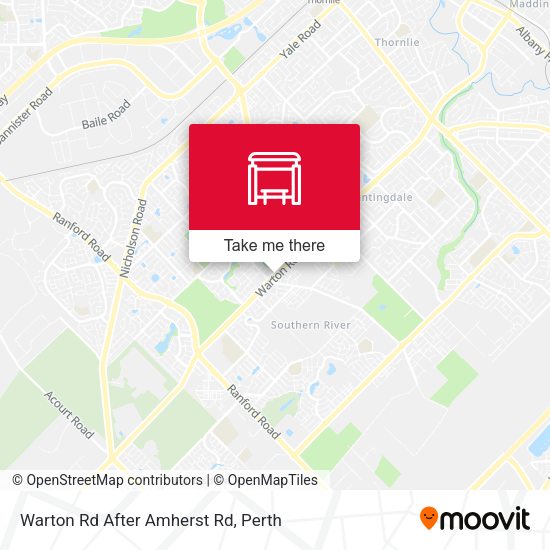 Warton Rd After Amherst Rd map