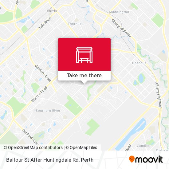 Balfour St After Huntingdale Rd map