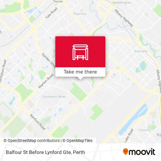 Balfour St Before Lynford Gte map