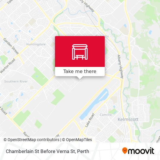 Chamberlain St Before Verna St map