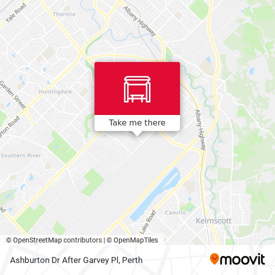 Ashburton Dr After Garvey Pl map
