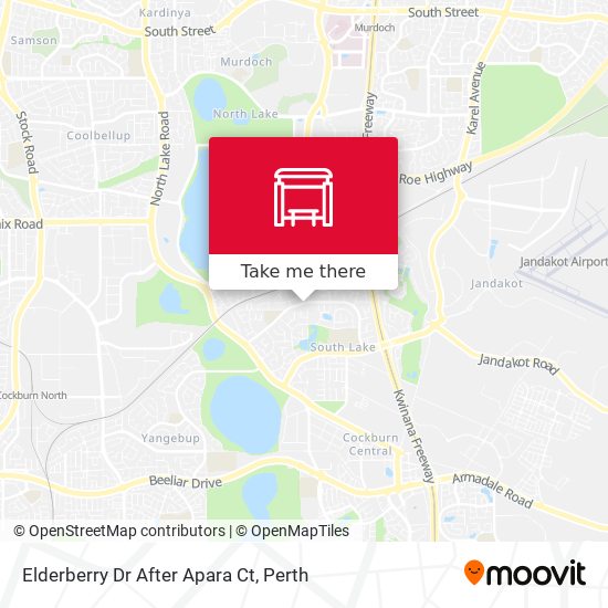 Elderberry Dr After Apara Ct map
