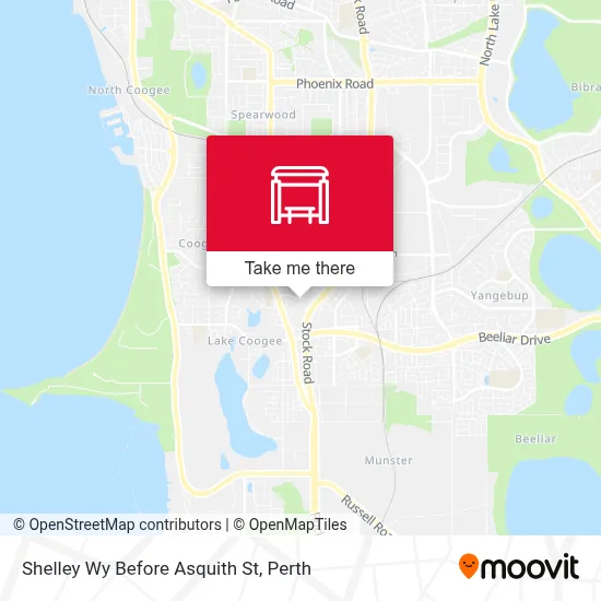 Mapa Shelley Wy Before Asquith St