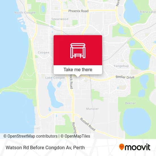 Mapa Watson Rd Before Congdon Av