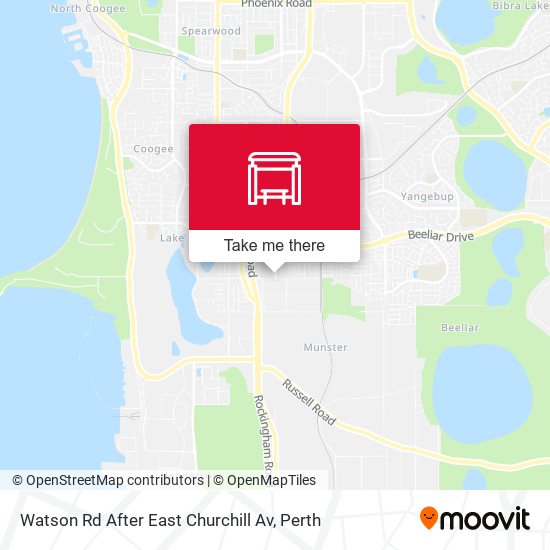 Watson Rd After East Churchill Av map