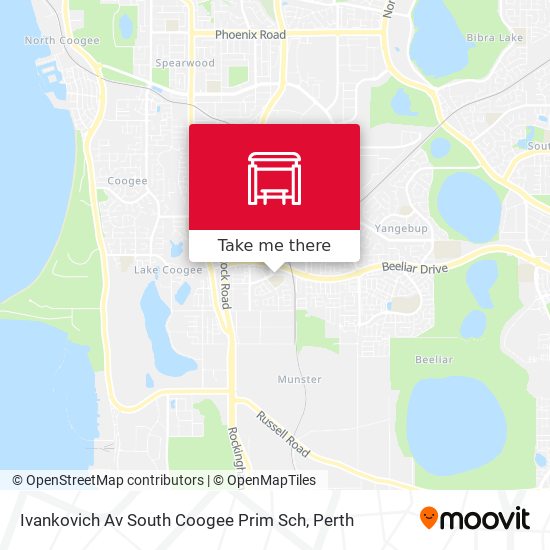 Ivankovich Av South Coogee Prim Sch map