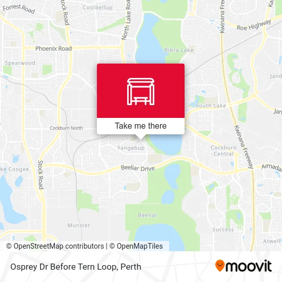 Mapa Osprey Dr Before Tern Loop