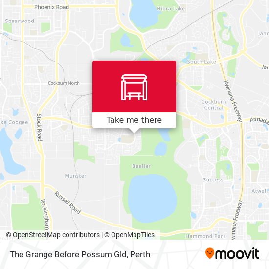 The Grange   Before Possum Gld map