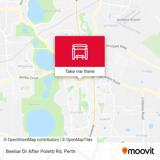 Mapa Beeliar Dr After Poletti Rd