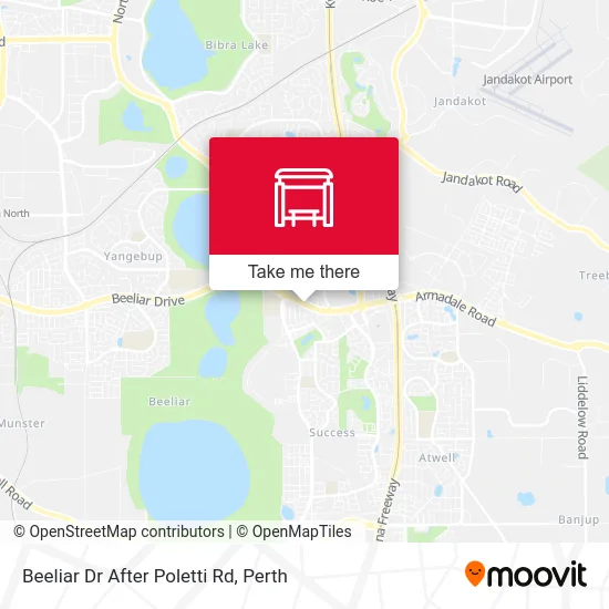 Mapa Beeliar Dr After Poletti Rd