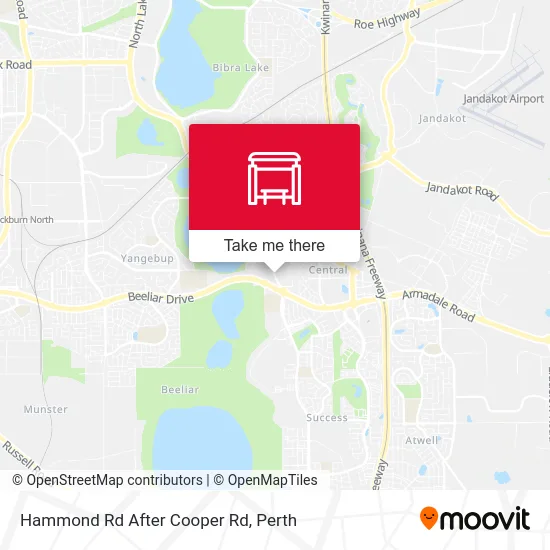 Mapa Hammond Rd After Cooper Rd