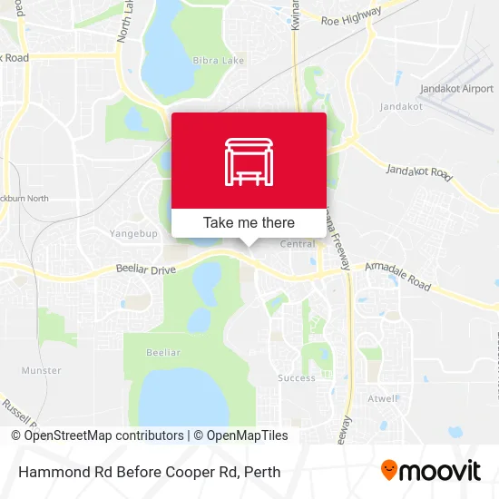 Mapa Hammond Rd Before Cooper Rd