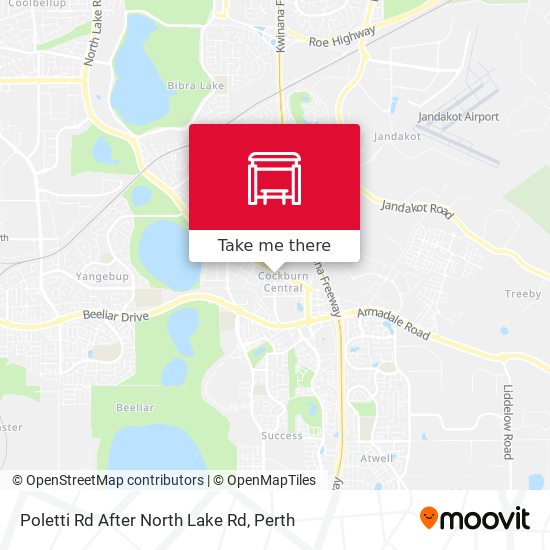 Poletti Rd After North Lake Rd map