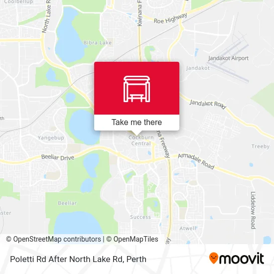 Mapa Poletti Rd After North Lake Rd