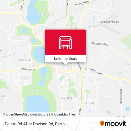 Mapa Poletti Rd After Davison Rd