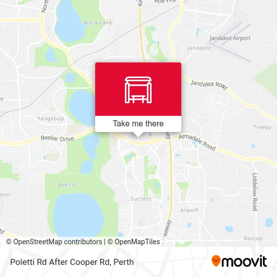 Mapa Poletti Rd After Cooper Rd