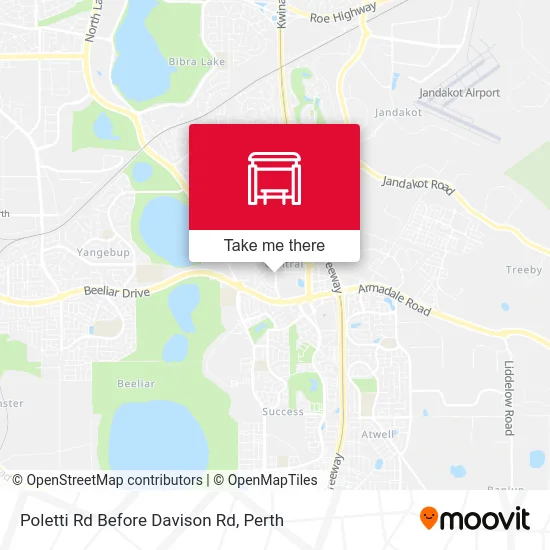 Mapa Poletti Rd Before Davison Rd