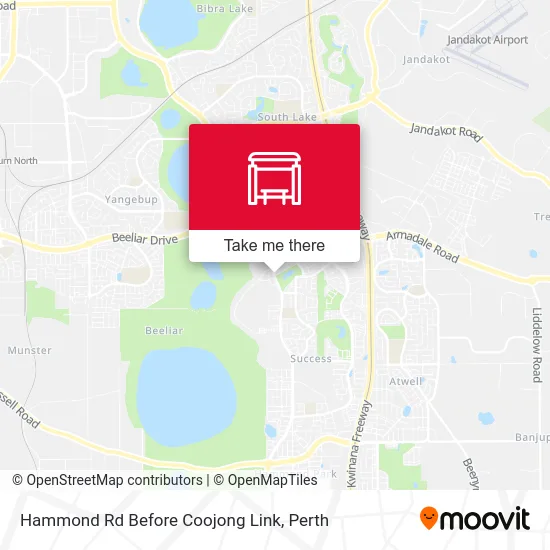 Mapa Hammond Rd Before Coojong Link