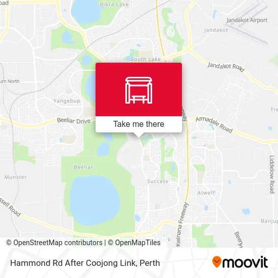 Mapa Hammond Rd After Coojong Link