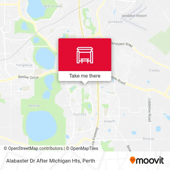 Mapa Alabaster Dr After Michigan Hts