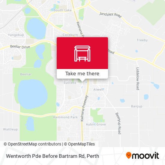 Wentworth Pde Before Bartram Rd map