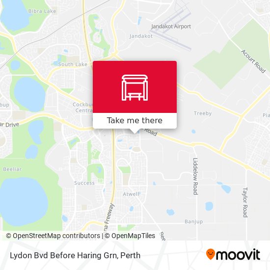 Lydon Bvd Before Haring Grn map
