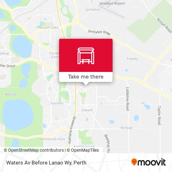 Waters Av Before Lanao Wy map
