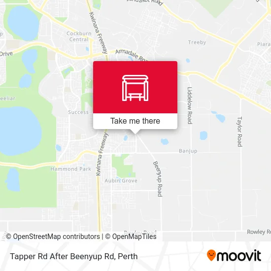 Mapa Tapper Rd After Beenyup Rd