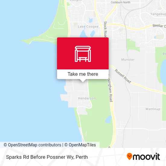 Mapa Sparks Rd Before Possner Wy