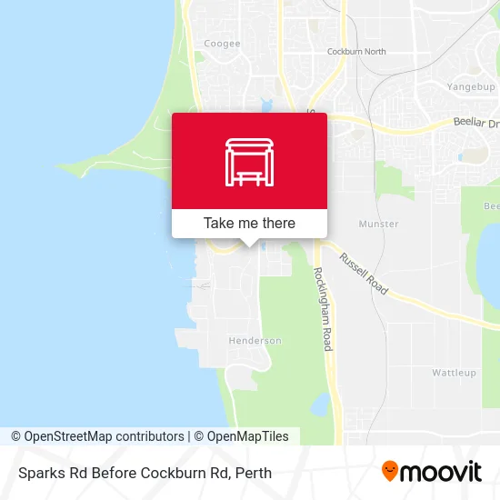 Mapa Sparks Rd Before Cockburn Rd