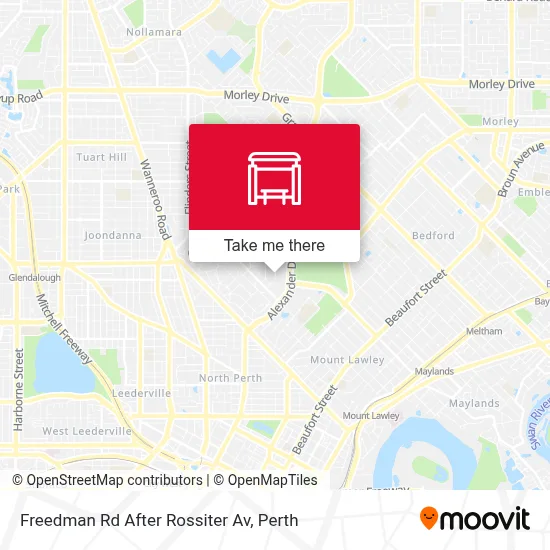 Mapa Freedman Rd After Rossiter Av