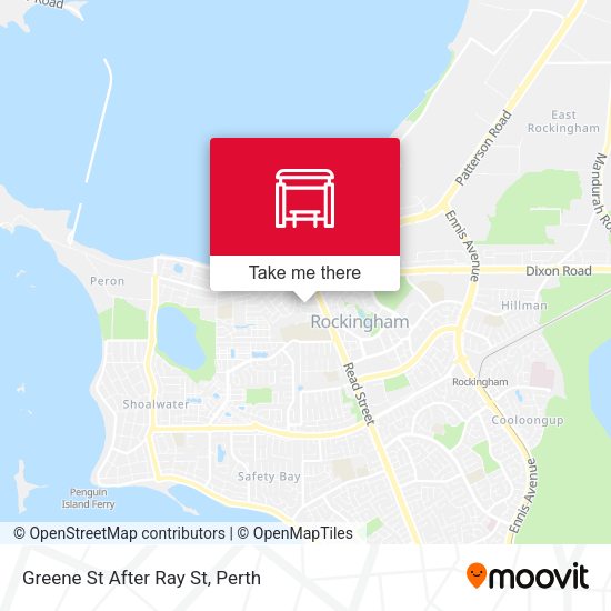 Greene St After Ray St map