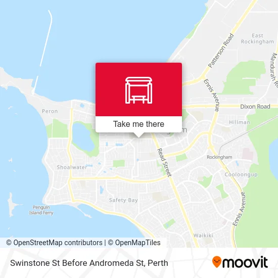 Mapa Swinstone St Before Andromeda St