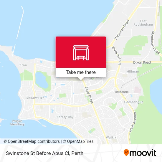 Mapa Swinstone St Before Apus Cl