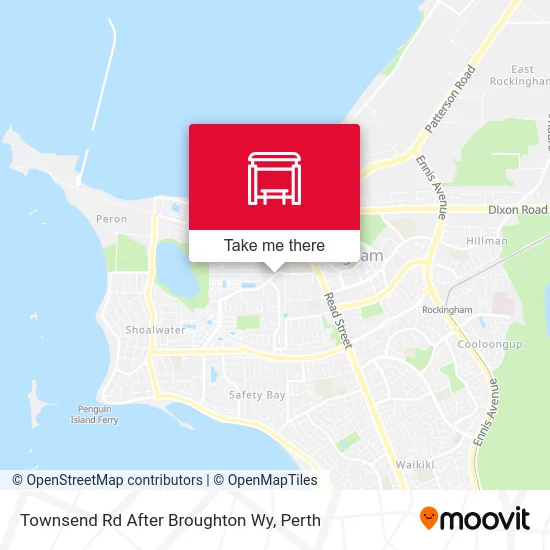 Mapa Townsend Rd After Broughton Wy